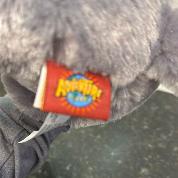 Adventure Planet Gray Elephant Plush Stuffed Animal Toy . Size 13” - Picture 6 of 6